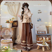 新款 加绒冬季 素改良刺绣马甲日常糯米裤 藏仙居原创明制汉服女汉元