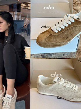 Alo Yoga Sunset Sneaker复古德训鞋休闲运动鞋平底阿甘鞋
