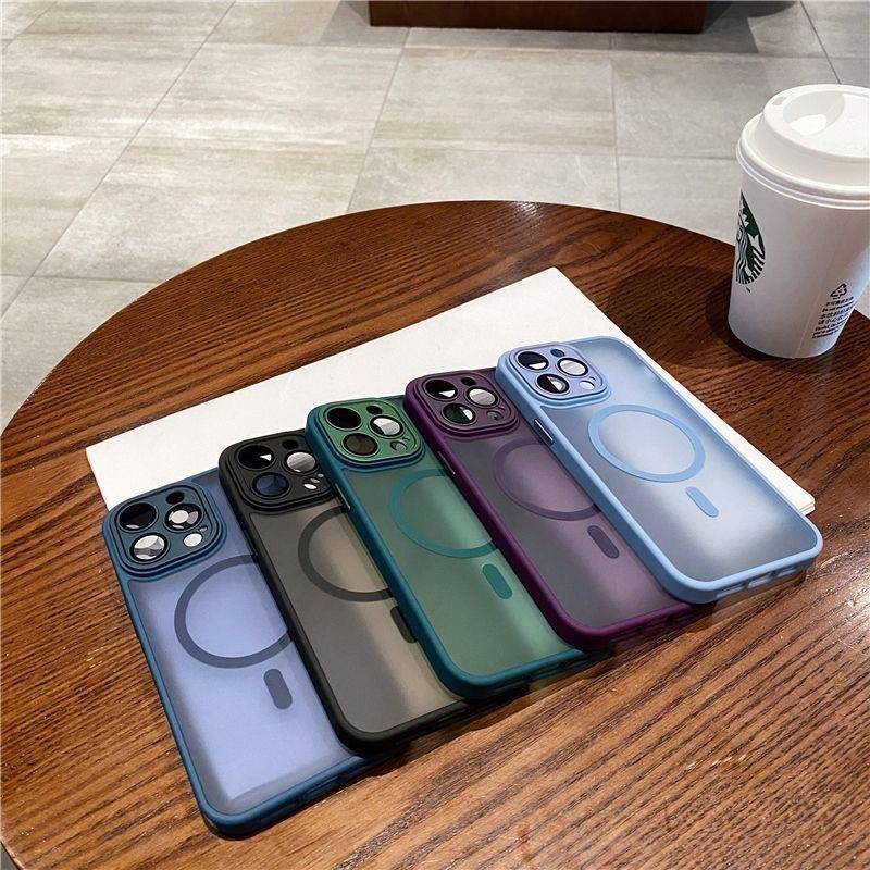 苹果16promax磁吸镜头膜手机壳