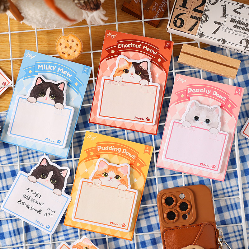 猫咪便利贴可爱卡通ins风高颜值学生专用便携随身有粘性可撕便签本留言记事备忘录标签贴学习办公N次贴文具,文具电教/文化用品/商务用品,便签本/便条纸/N次贴,淘宝优惠券,粉丝福利购,淘宝优惠卷