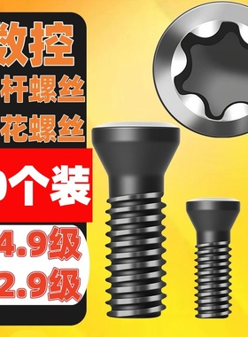 10个装12.9刀杆螺丝14.9数控梅花螺丝铣刀片刀盘U钻M2M2.2M2.5M35