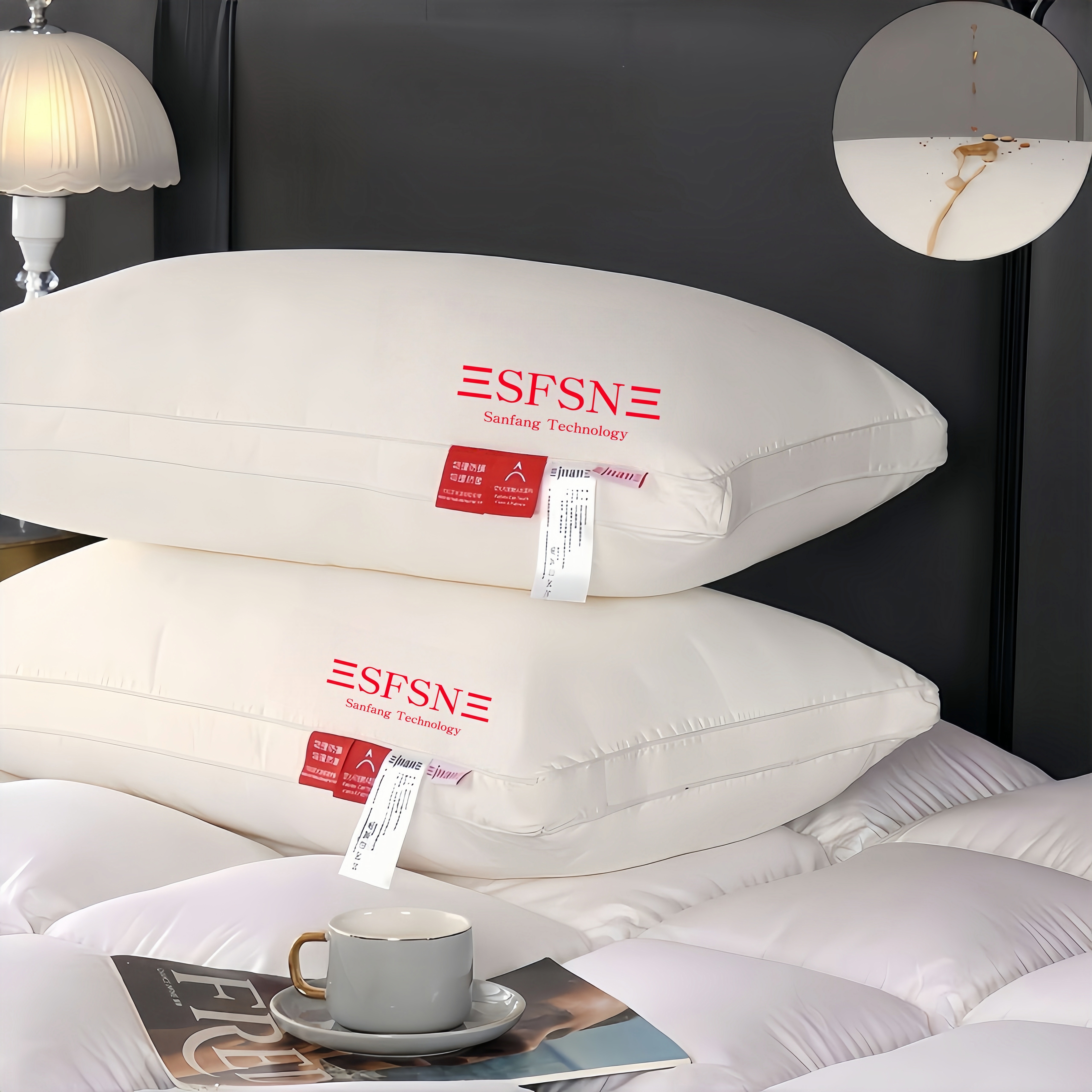 颈安NeckSafe/纯棉枕头酒店枕芯