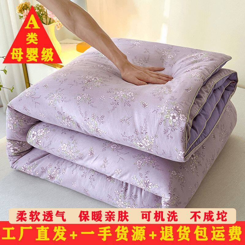 2025新款棉花被子冬季加厚棉被芯