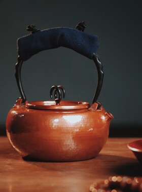 木兮堂茶壶提梁壶茶具泡茶壶手工家用纯手工一张打 560cc