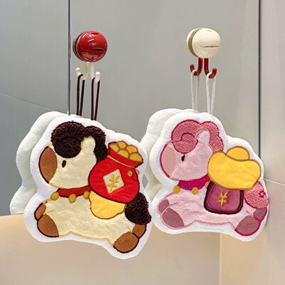 擦手巾挂式可爱厨房超强吸水加厚