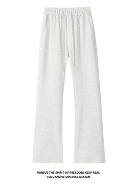 NICE LOOSE潮流新品青少年个性大码宽松休闲裤子华棉拼接微喇长裤