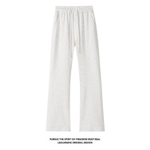 NICE LOOSE潮流新品青少年个性大码宽松休闲裤子华棉拼接微喇长裤