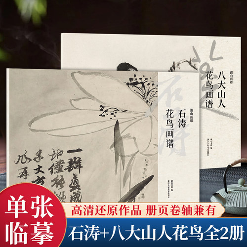八大山人石涛花鸟画谱单片临摹