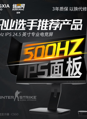 宏夏24.5英寸500hz显示器