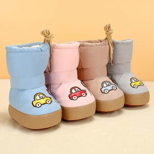 长筒0-1岁冬季不掉靴包棉裤鞋