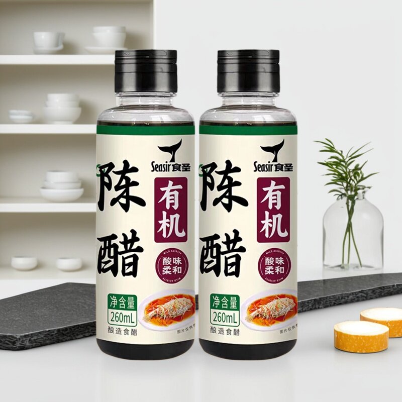 食圣有机陈醋 高粱纯粮酿造陈醋家食用红醋香老陈醋
