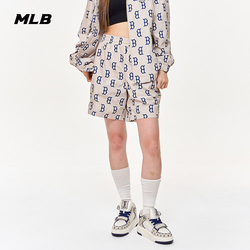 MLB官方男女情侣短运动裤