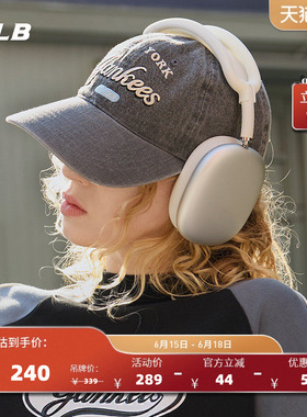 MLB官方 男女同款情侣学院风复古百搭软顶时尚棒球帽春夏CPD03