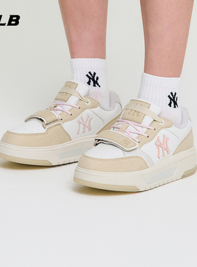 MLB官方女款韩系时尚复古百搭撞色厚底增高学长鞋25秋冬新款SXP01