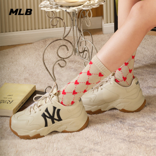 秋冬新款 复古百搭通勤增高老爹鞋 SHBWS 厚底鞋 MLB官方男女情侣经典