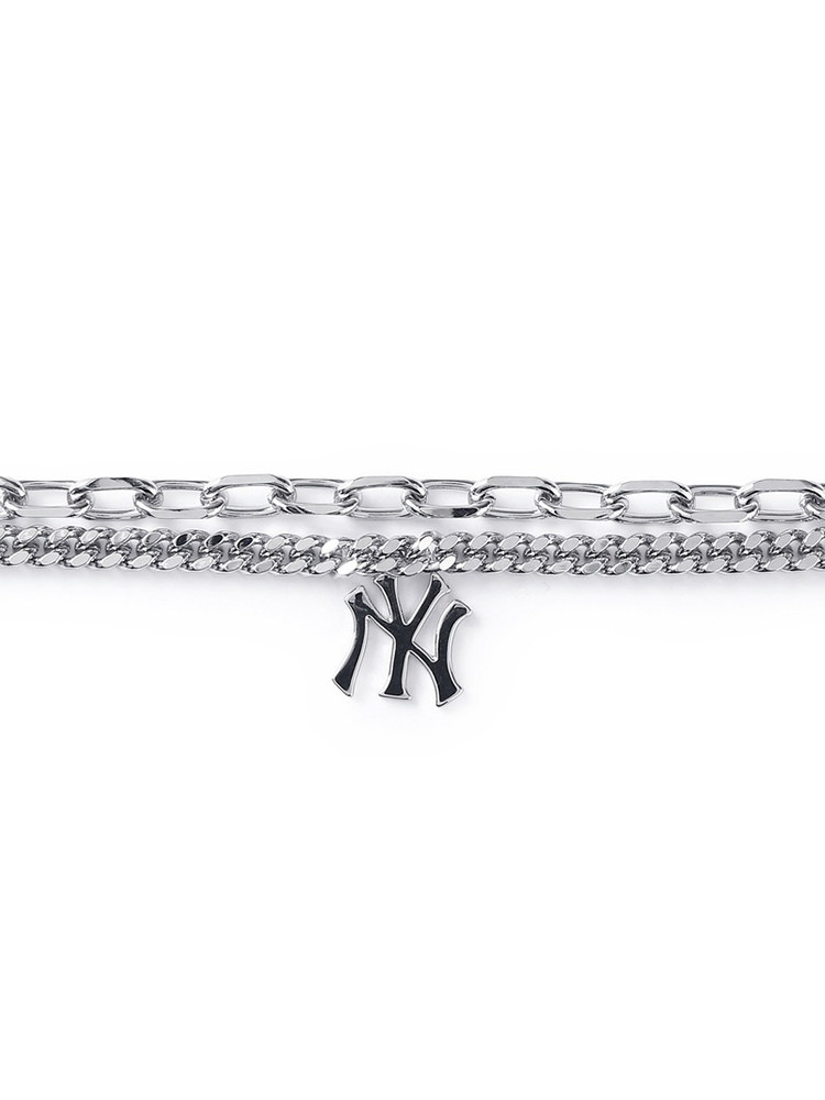 MLB 공식 남녀 팔찌 NY 레트로 더블 레이어 스포츠 트렌드 틈새 커플 패션 JB01