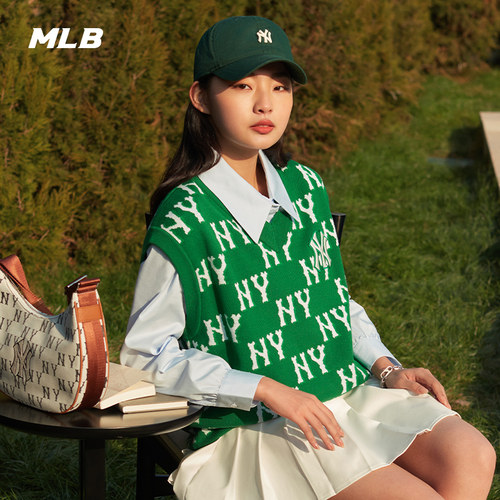 MLB官方男女情侣毛衣背心