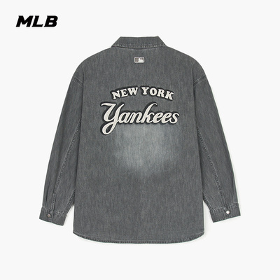 MLB男女情侣休闲衬衫外套