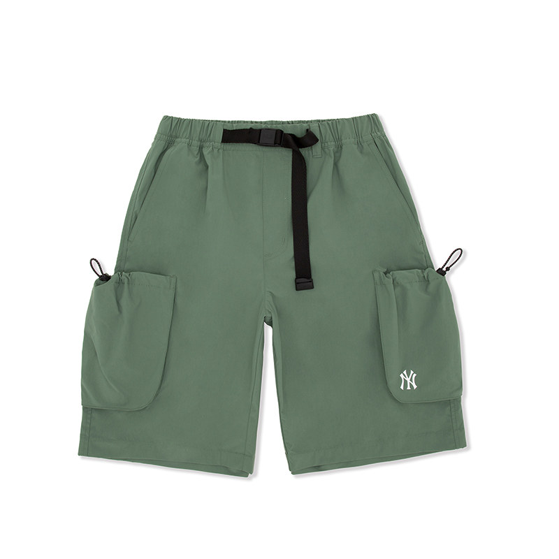 MLB官方男女情侣纯色简约工装风短裤大口袋休闲裤春夏SMB07,运动服/休闲服装,运动中长裤／短裤,淘宝优惠券,粉丝福利购,淘宝优惠卷