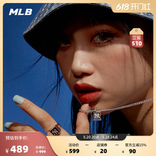 MLB官方男女项链NY复古配饰吊坠链运动小众情侣时尚 JA03