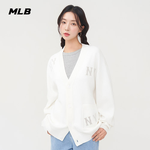 MLB开衫情侣针织开衫外套