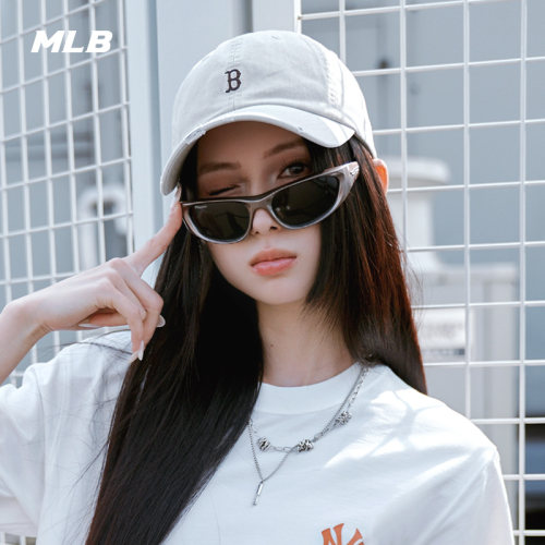 MLB官方KARINA同款百搭韩系显脸小复古软顶棒球帽26夏季新款CPB09