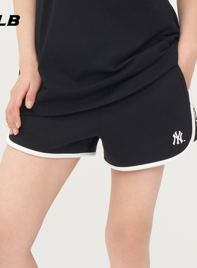 MLB官方女款经典学院风撞色潮流时尚百搭休闲短裤25夏季新款SPV01