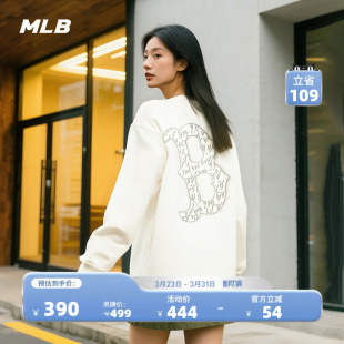 T恤春夏TSB05 情侣防晒运动休闲潮流背标长袖 MLB官方 男女同款