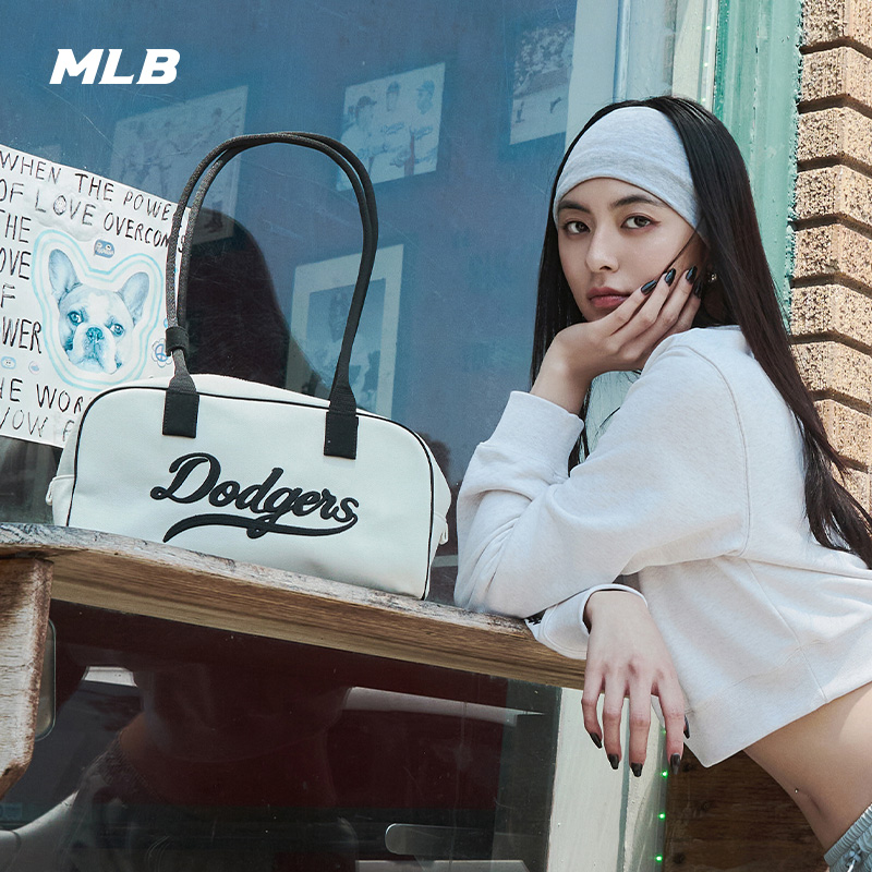 官方学院风牛仔保龄球包大容量