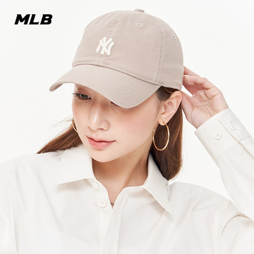 MLB官方男女帽子软顶刺绣防晒