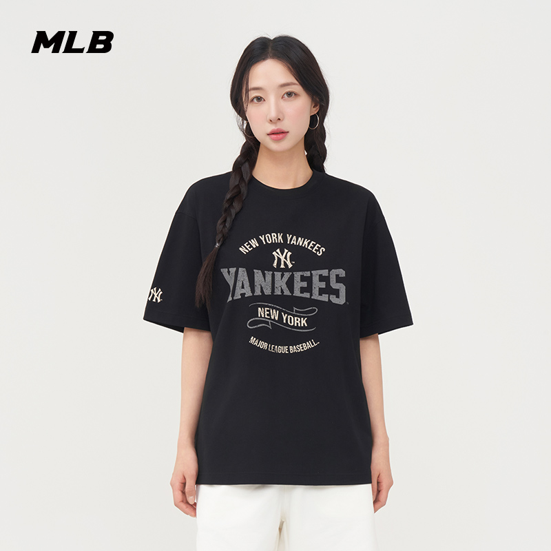 MLB情侣休闲宽松运动T恤