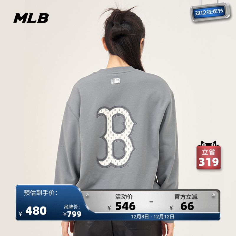 官方套头卫衣MLB套头卫衣复古