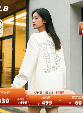 MLB官方 男女情侣防晒运动休闲潮流背标长袖T恤25秋季新款TSB05