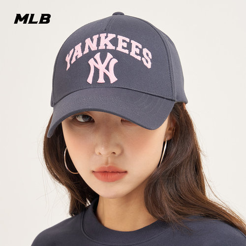 MLB官方男女情侣学院风棒球帽