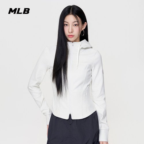 MLB官方 女款时尚百搭修身显瘦连帽拉链卫衣外套26春季新款TRB15