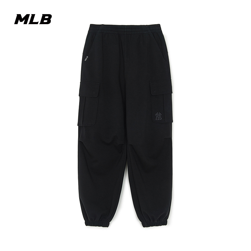 MLB官方男女情侣潮流工装风宽松运动休闲束脚长裤25秋季新款PTB05