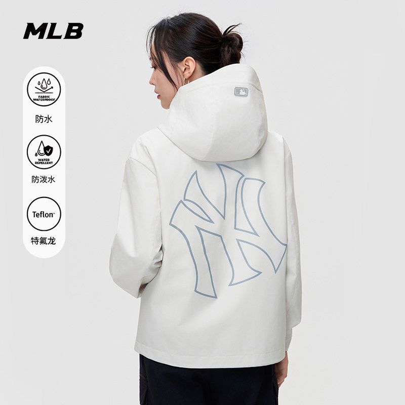 MLB官方章若楠同款休闲时尚防水防污三防夹克外套26春季新款WJB03图片