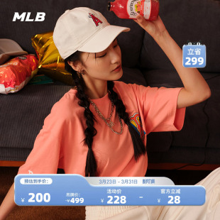 TSEC5 LIKE系列印花T恤休闲夏季 MLB官方 男女情侣运动短袖