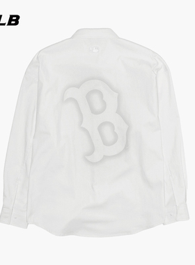 MLB官方 男女同款时尚百搭休闲潮流背标梭织衬衫26春季新款WSB04