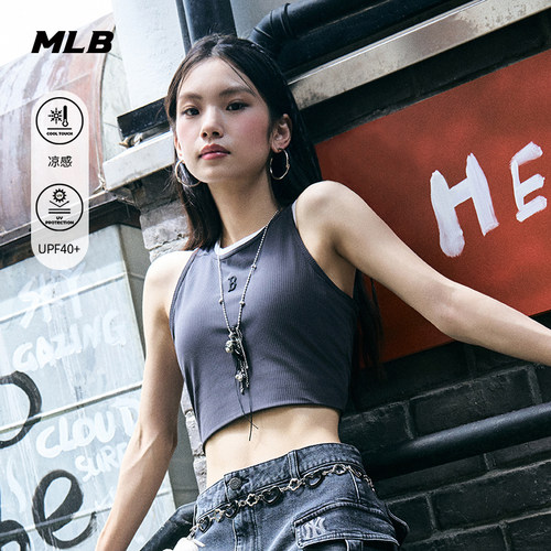 MLB女款休闲运动背心吊带