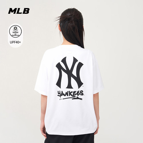 MLB情侣休闲宽松运动T恤