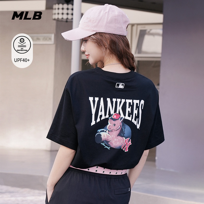 MLB官方 男女同款新年系列生肖马防晒休闲短袖T恤26春季新款TSQ01,运动服/休闲服装,运动T恤,淘宝优惠券,粉丝福利购,淘宝优惠卷