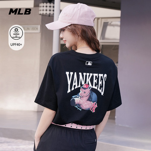 MLB官方 男女同款新年系列生肖马防晒休闲短袖T恤26夏季新款TSQ01
