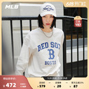 MTV01 23秋季 男女情侣学院风圆领卫衣休闲运动时尚 MLB官方