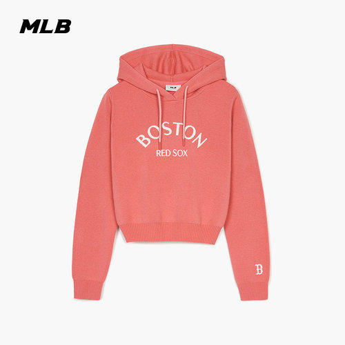 MLB官方男女情侣复古印花连帽衫