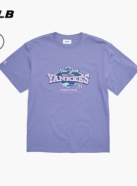 【情人节礼物】MLB官方 男女同款复古胶片凉感T恤26春季新款TSV17