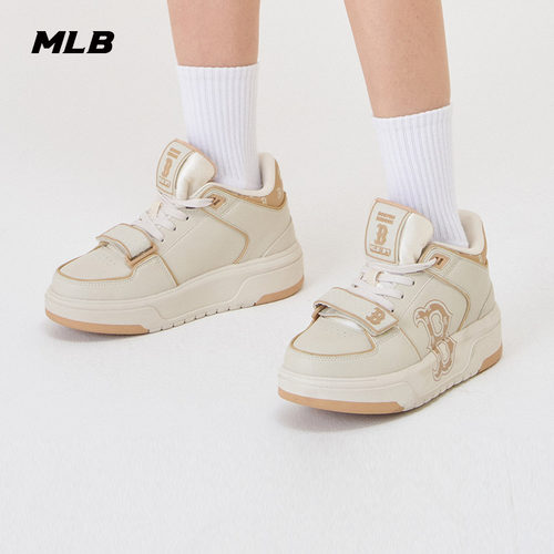 MLB情侣板鞋学院风休闲板鞋