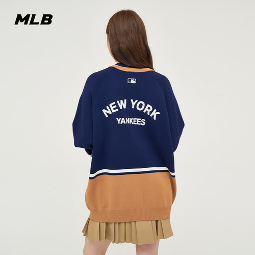 MLB开衫情侣针织开衫外套