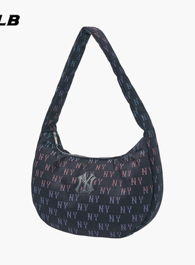 MLB官方 情侣满印渐变老花腋下包手提百搭秋冬BQL04/BQM02