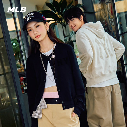 MLB开衫女款针织开衫外套